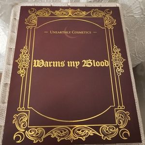 NEW UNEARTHLY COSMETICS ~ Warms My Blood ~ Halloween 2022 Second Release Edition